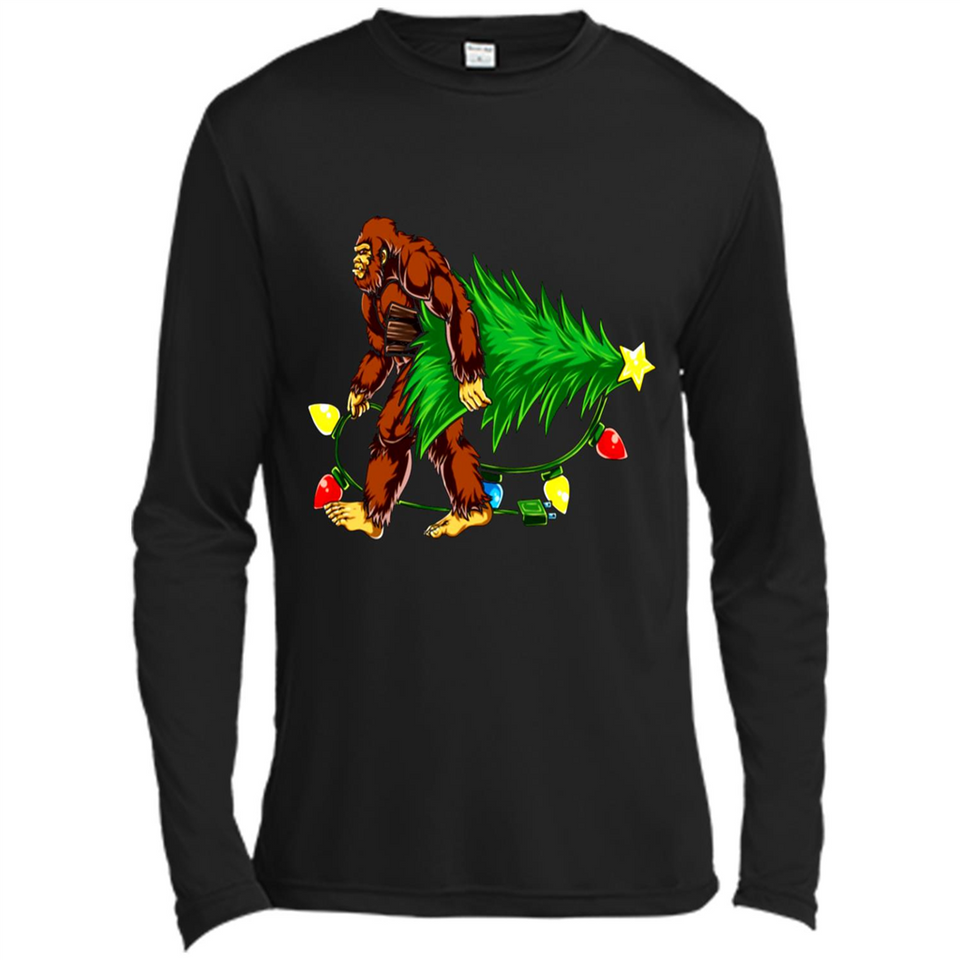 Hugging Christmas Tree Bigfoot PING PONG