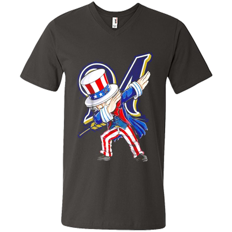 MLB MILWAUKEE BREWERS UNCLE SAM DABBING INDEPENDENCE DAY