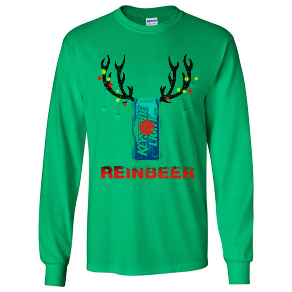 Keystone Light reinbeer Christmas - Long Sleeve T-Shirt