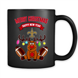 New Orleans Saints NFL Reindeer Funny Merry Christmas And Happy New Year