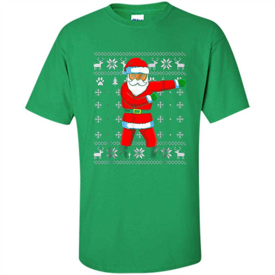Flossing Santa Christmas Ugly Sweater Style Pajama Xmas Gift - Shirt