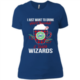 I Just Want To Drink Hot Chocolate & Watch Washington Wizards Ugly Christmas Sweater PINGPONG