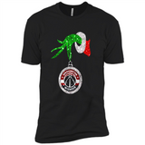 Funny Washington Wizards Glitter Grinch Monogram Ornament Christmas - Premium Short Sleeve T-Shirt
