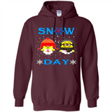 Snow Day Shirt For Houston Rockets Vs Minion Fans pingpong