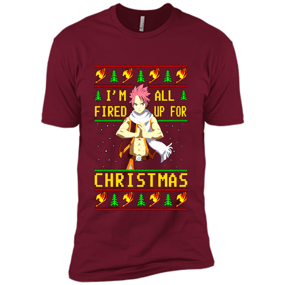 Natsu I’m all fired up for Christmas ugly sweatshirt PINGPONG