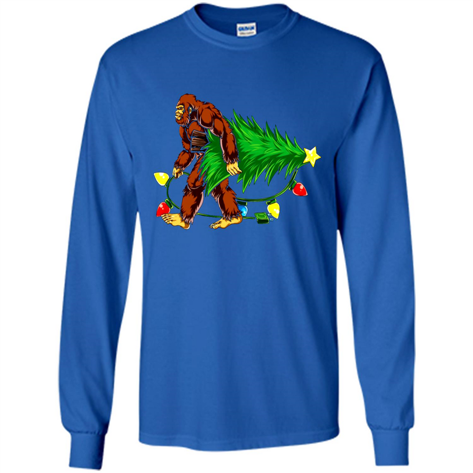 Hugging Christmas Tree Bigfoot PING PONG