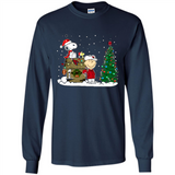 Arizona Cardinals Snoopy The Peanuts Movie Christmas Football Super Bowl pingpong - Long Sleeve T-Shirt