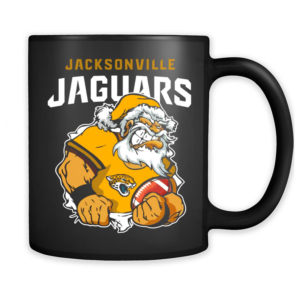 Grumpy Santa Claus Jacksonville Jaguars Football Team PINGPONG
