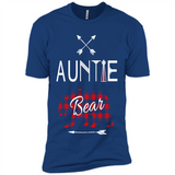 Aunt Shirt Buffalo Plaid Family Camp Bear Tee - Premium Short Sleeve T-Shirt