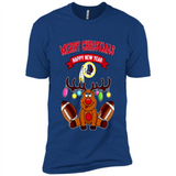 Washington Redskins NFL Reindeer Funny Merry Christmas And Happy New Year