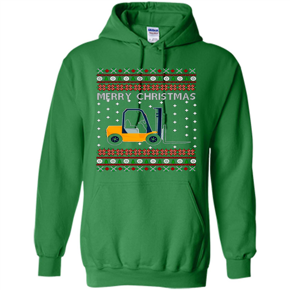 Merry Christmas Forklift ugly sweatshirt PINGPONG