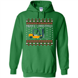 Merry Christmas Forklift ugly sweatshirt PINGPONG