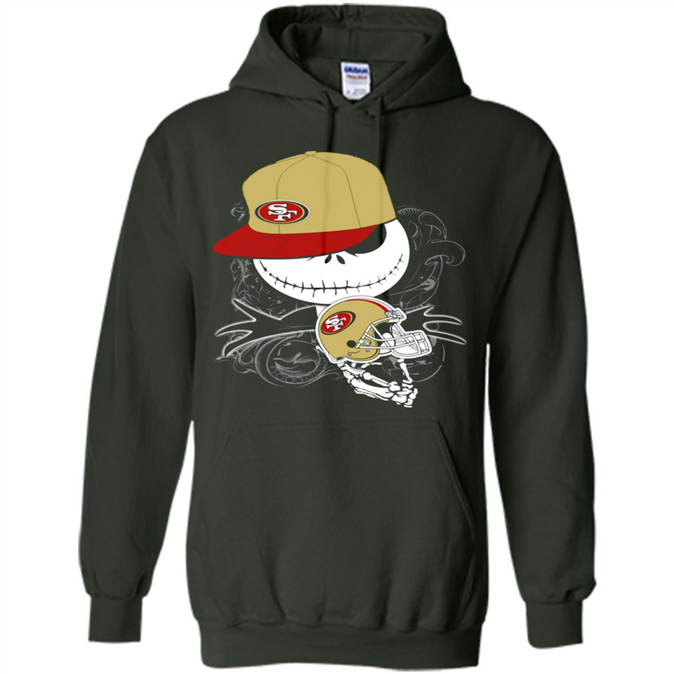 Jack Skellington The Nightmare Before Christmas-49ers Football - Hoodie