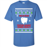 Molar bear fighting against enamel cruelty Christmas - Shirt