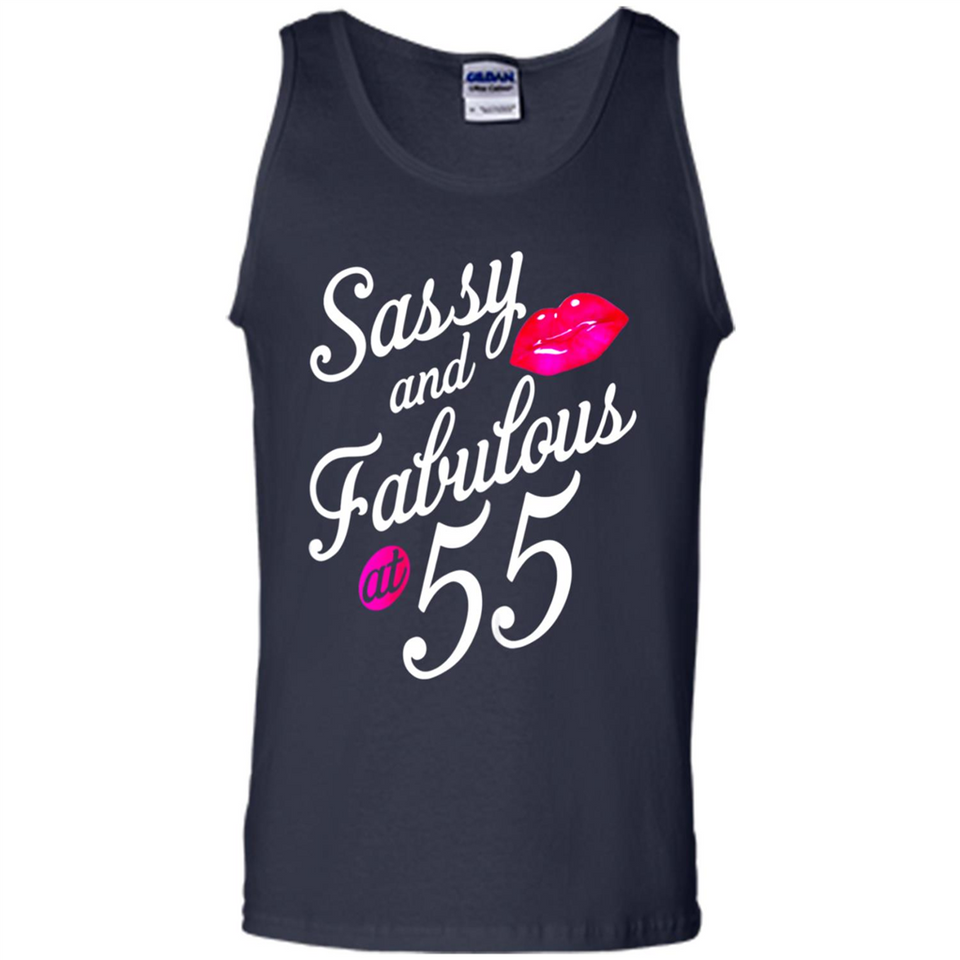 Sassy and Fabulous at 55 - 55th Birthday - Tank Top