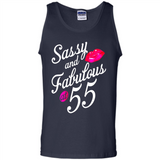 Sassy and Fabulous at 55 - 55th Birthday - Tank Top
