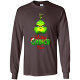 Resting Grinch Face Shirt PINGPONG - Long Sleeve T-Shirt