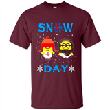 Snow Day Shirt For Houston Rockets Vs Minion Fans pingpong