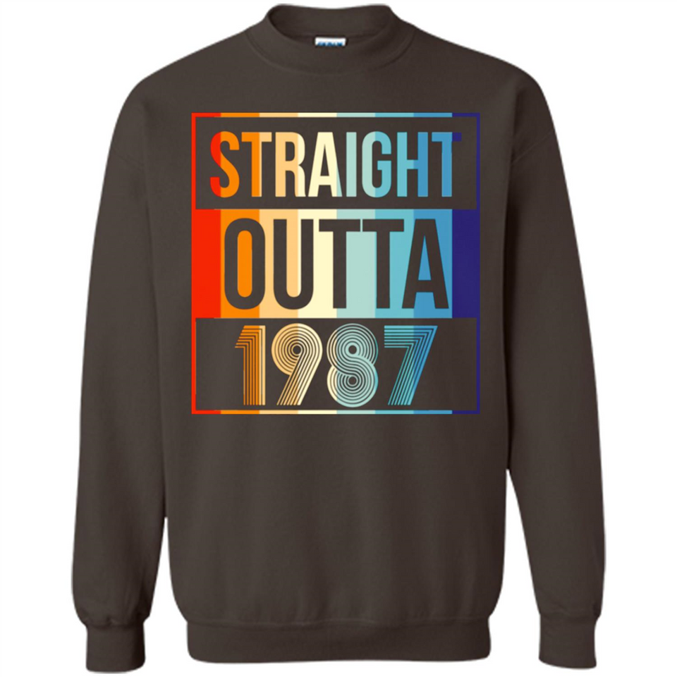 Retro Straight Outta 1987 31 Years Old - Sweatshirt