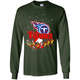 Snoopy Christmas Tennessee Titans - Long Sleeve T-Shirt