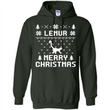 Vintage Tee For Women Men Graphic Shirts Lemur Ugly Christmas Sweater - Hoodie