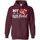 San Francisco 49ers Football My Heart is on that Field - Hoodie