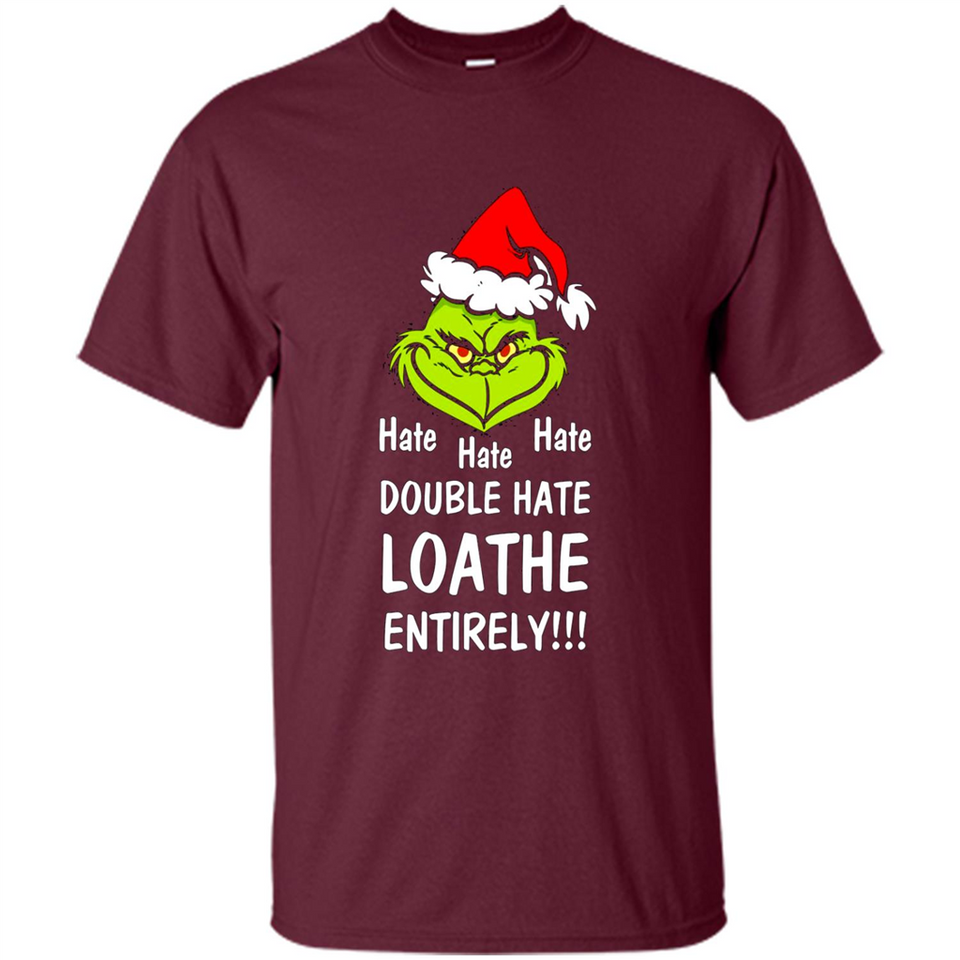 Mr Grinch hate hate hate double hate loathe entirely sweater PINGPONG
