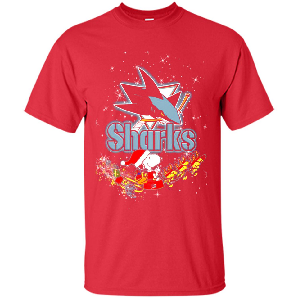Snoopy Christmas San Jose Sharks - Shirt