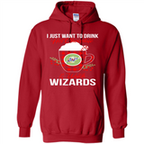 I Just Want To Drink Hot Chocolate & Watch Washington Wizards Ugly Christmas Sweater PINGPONG