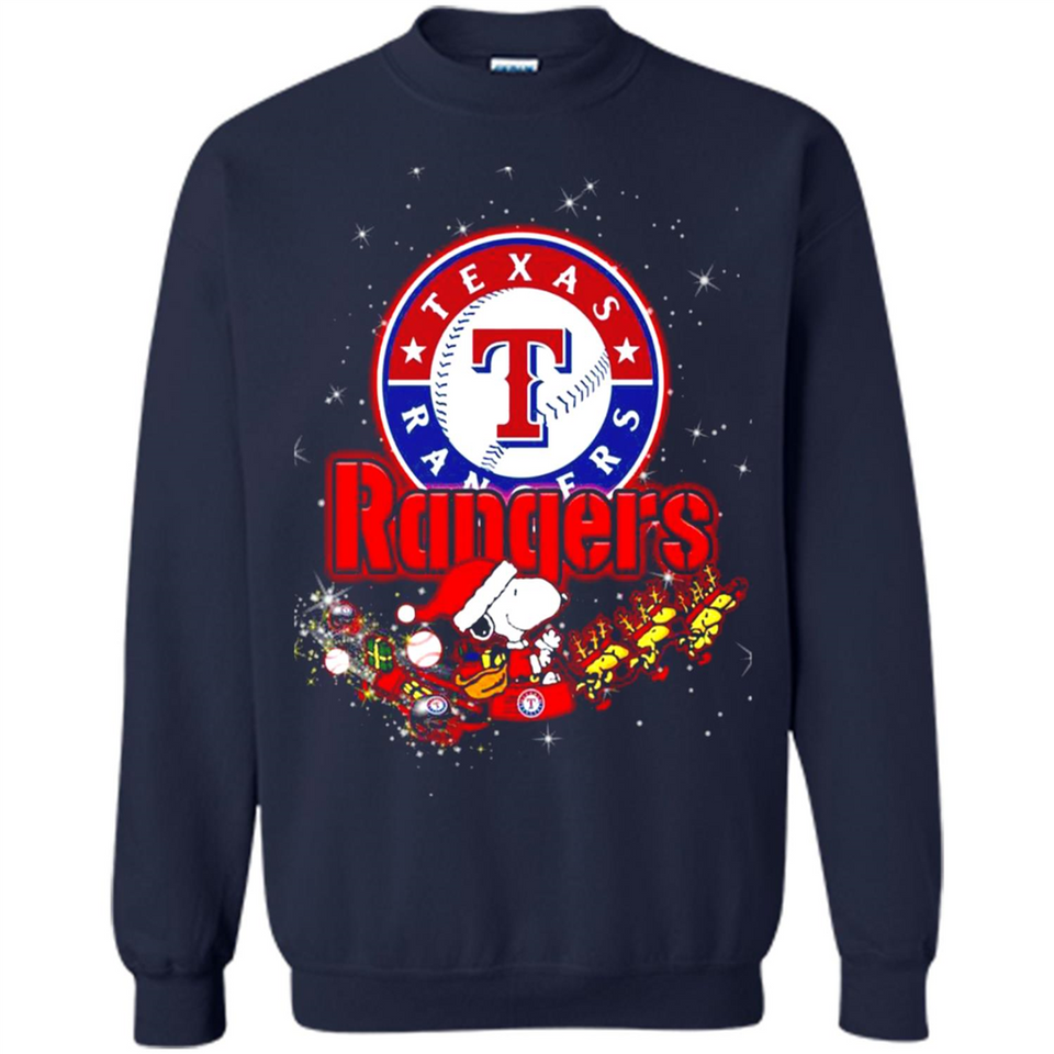 Snoopy Christmas Texas Rangers - Sweatshirt