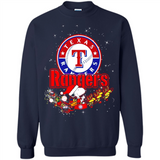 Snoopy Christmas Texas Rangers - Sweatshirt