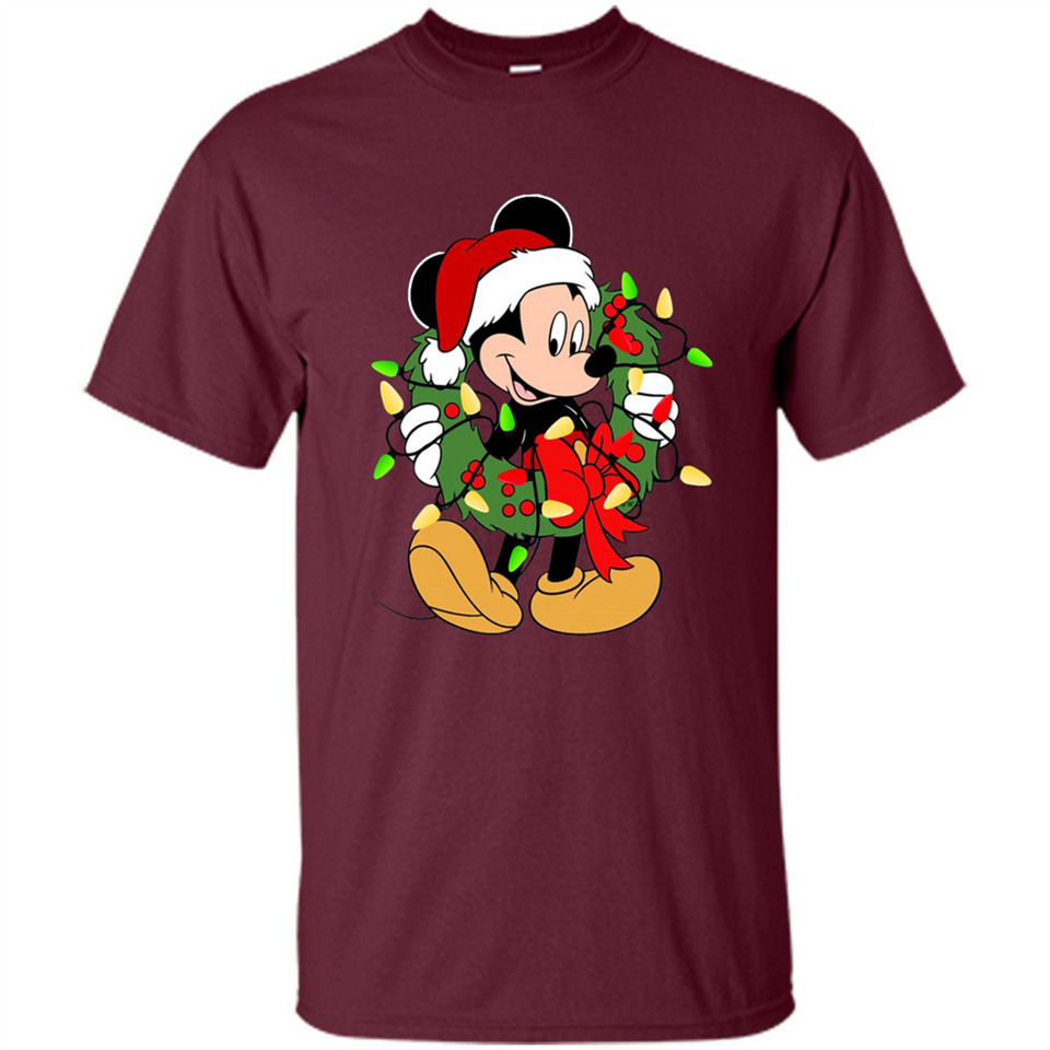 Disney Mickey Mouse Christmas Lights Sweatshirt - Shirt