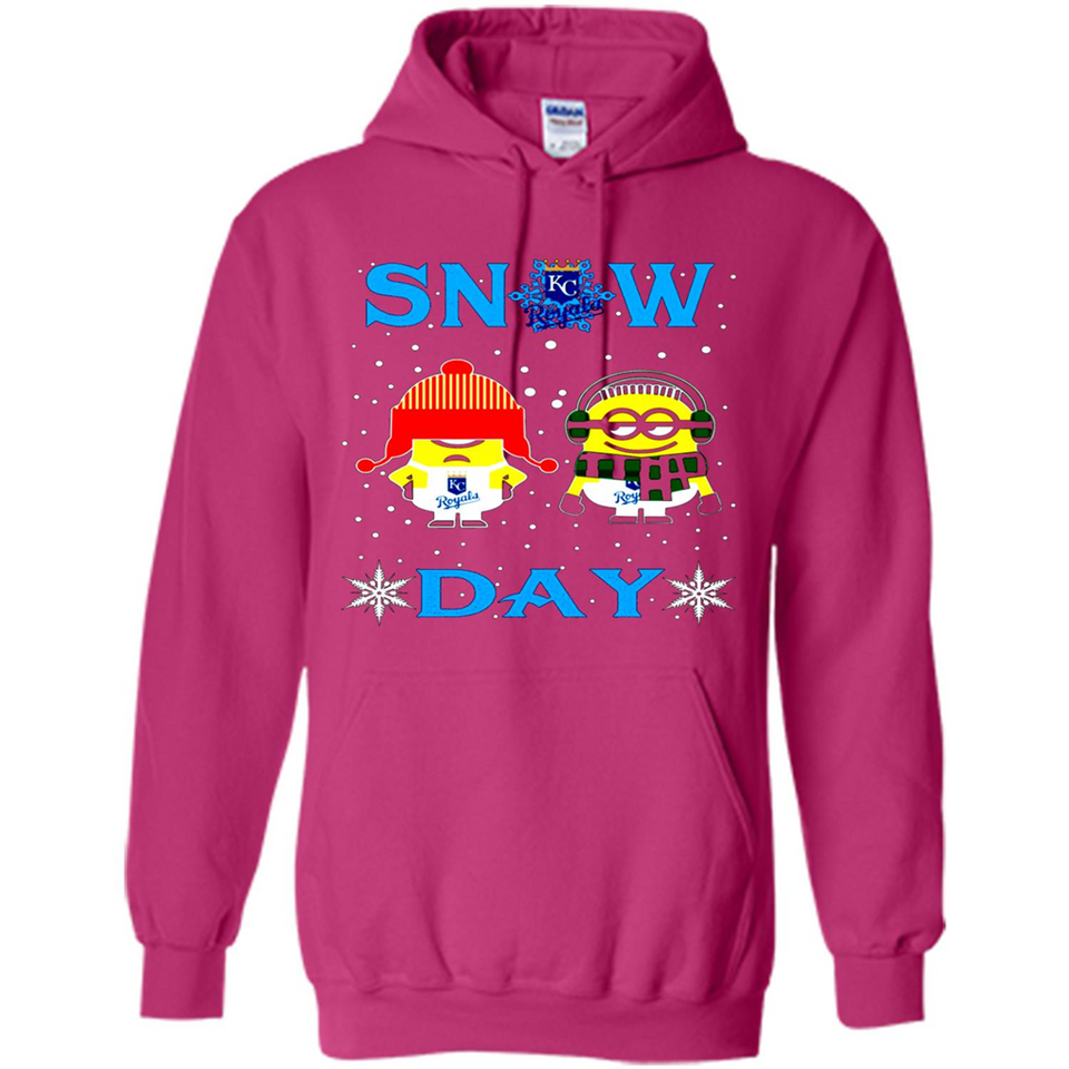 Snow Day Shirt For Kansas City Royals Vs Minion Fans pingpong