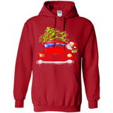 Vintage Santa red Truck Christmas Tree PINGPONG