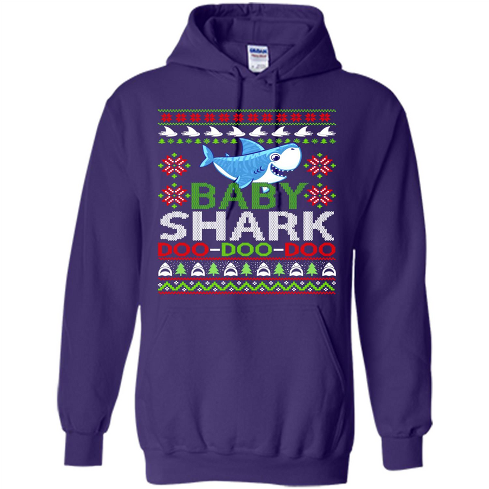 Baby shark Doo Doo Doo Christmas - Hoodie