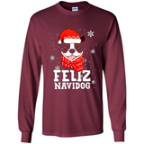 Feliz Navidog Boston Terrier Dog Ugly Xmas Sweater PING PONG