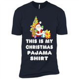 This is My Christmas Pajama Shirt - Santa Bear Tree Gift Tee