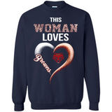 This Woman love Browns NFL football team - Sweatshirt