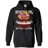 November Girl Flower - Hoodie