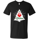 This Guy Loves Christmas Shirt - Men's V-Neck