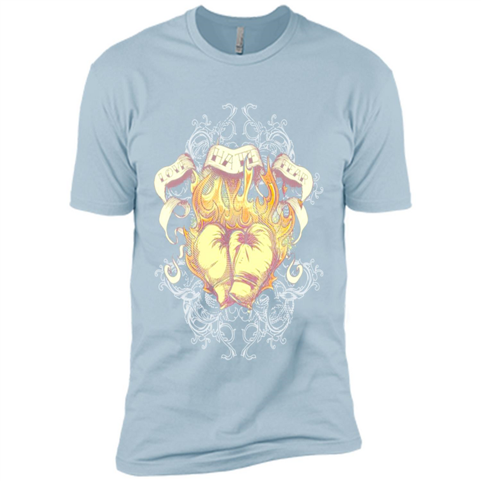 Love Hate Fear Boxing - Martial Art Fighting - Premium Short Sleeve T-Shirt