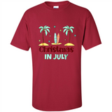 Christmas In July Shirt Surfing Palm Trees Surfboard - Shirt
