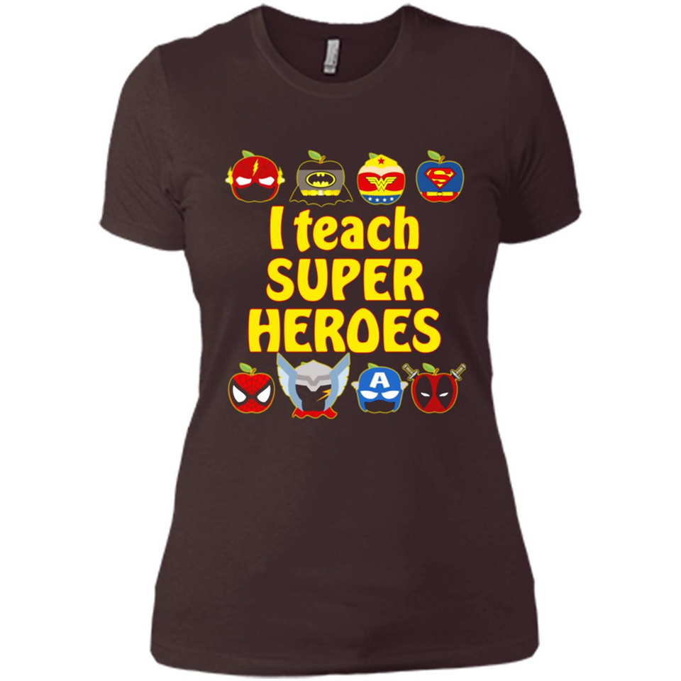 I Teach Super Heroes Funny Marvel - Ladies' Boyfriend T-Shirt