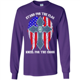 Dallas Stars - stand for the flag kneel for the cross