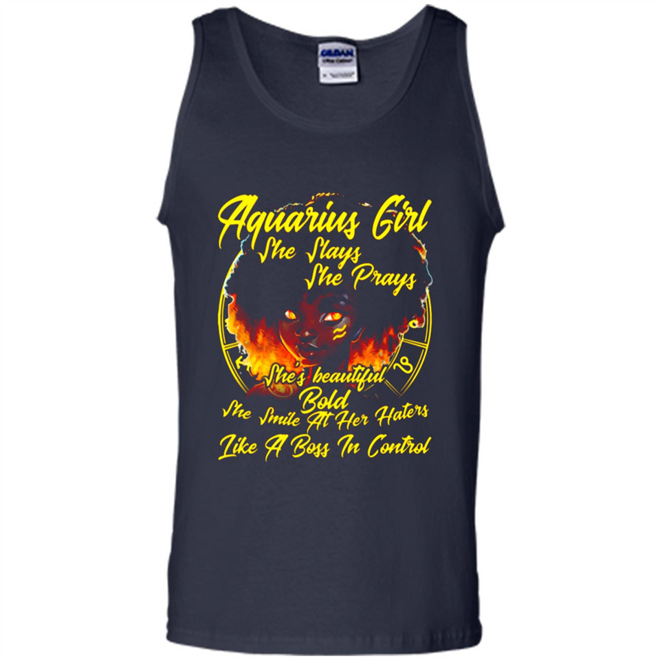 Aquarius Girl She Slays She Prays Zodiac Sign PINGPONG