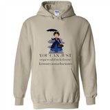 Mary Poppins Clipart You Can Just Supercalifuckilistic Kissmyassadocious MERCHCUTE - Hoodie