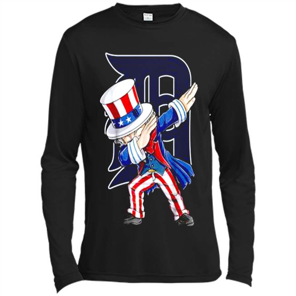 MLB DETROIT TIGERS UNCLE SAM DABBING INDEPENDENCE DAY