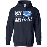 Detroit Lions Football My Heart is on that Field - Hoodie