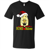 Home Malone Shirt Post Malone Christmas Sweatshirt - Men's V-Neck