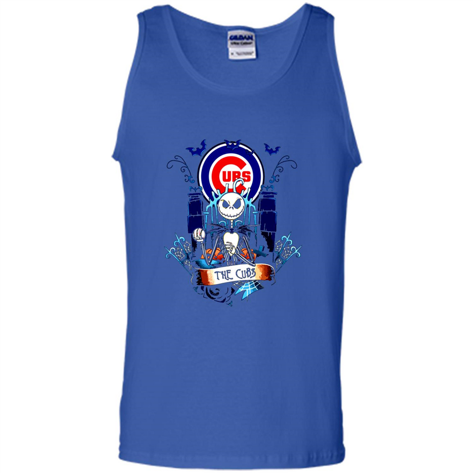 Chicago Cubs Halloween The Nightmare Before Christmas - Tank Top